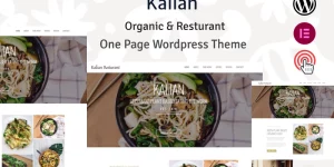 Kalian is an organic restaurant with a page WordPress theme. It's a swish for any kind of café business. It has stoner friendly design. Its runners and images are all content optimized. It's designed with elementor page builder. This theme has multiple functionalities and an easy menu item design. This…