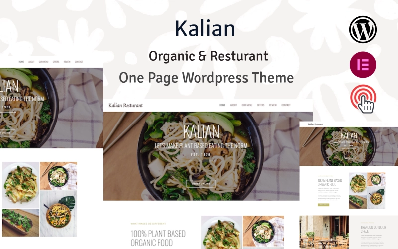 Kalian is an organic restaurant with a page WordPress theme. It's a swish for any kind of café business. It has stoner friendly design. Its runners and images are all content optimized. It's designed with elementor page builder. This theme has multiple functionalities and an easy menu item design. This…