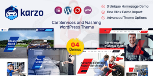 Boost your car service site with Karzo WordPress Theme. Available on Bevaultx