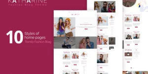 Katharine is a Magazine  Blog Theme. It makes theme becomes exquisite and attracts the readers. The theme comes with 10 variations of pages can be suitable for all type of business.