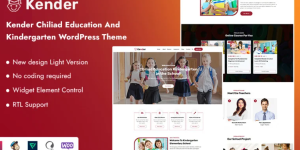 Discover Kender – the ultimate Chiliad Education and Kindergarten WordPress Theme! With vibrant designs