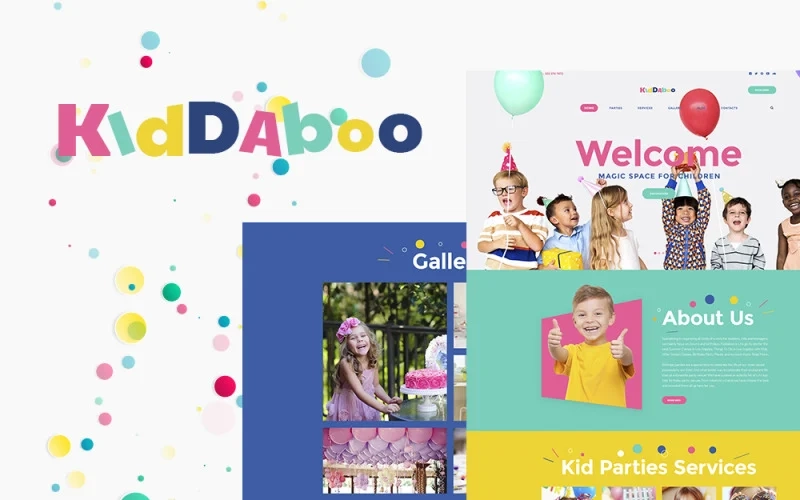 Looking for the best theme to showcase your kid parties services? Meet this fully crossbrowser compatible and truly SEO-friendly Kiddaboo! Being fully responsive