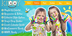 “Kiddy” is a powerful child WordPress theme suitable for a wide variety of children-oriented websites. Its playful and colorful design