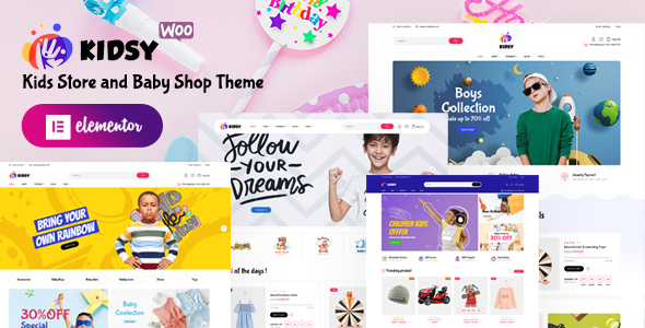 Discover the perfect theme for your baby shop! Kidsy offers a responsive