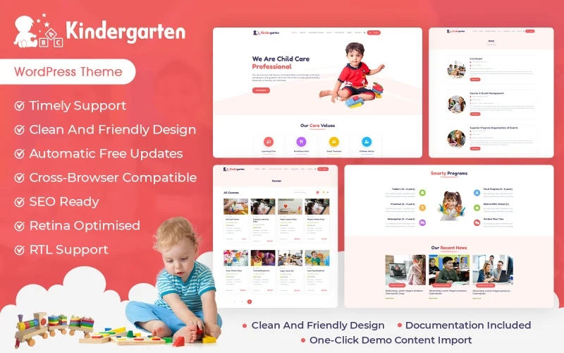 Kindergarten  Play School WordPress Theme