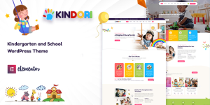 Enhance your preschool website with the Kindori School theme. User-friendly