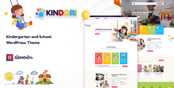 Enhance your preschool website with the Kindori School theme. User-friendly