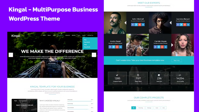 Discover Kingal – the ultimate MultiPurpose WordPress Theme! With its stunning designs