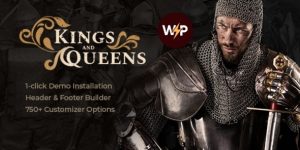 Transform your site with Kings  Queens - a historically rich WordPress theme for medieval reenactment societies