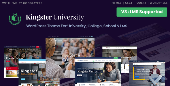 Kingster – Education WordPress Theme For University