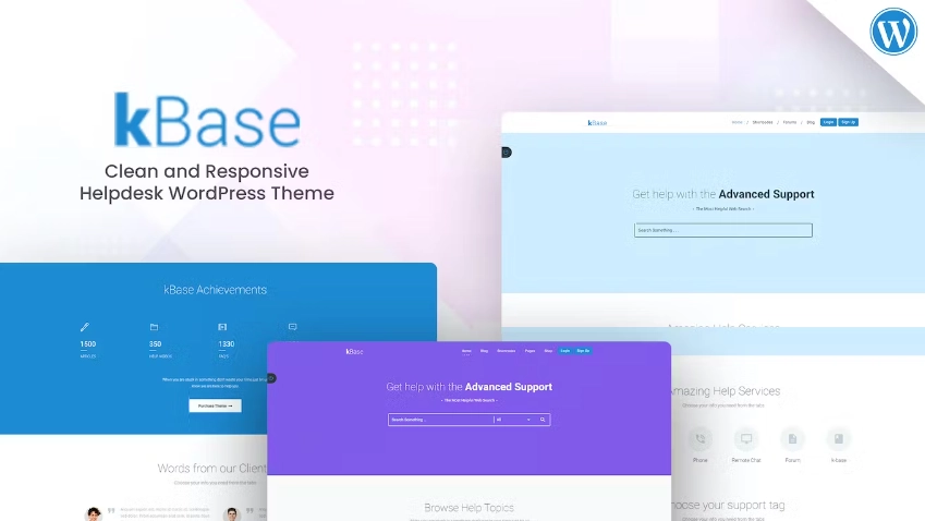 Discover the Knowledge Base WordPress Theme