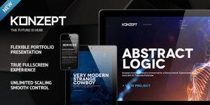 KONZEPT is a portfolio solution for creative professionals of refined taste. Extensive control options