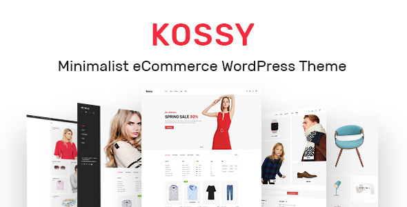 Kossy is a modern and minimalist eCommerce WordPress theme with proper attention to the details. It was built for your furniture store