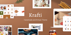 Introducing Krafti - Arts  Crafts WordPress Theme Hey