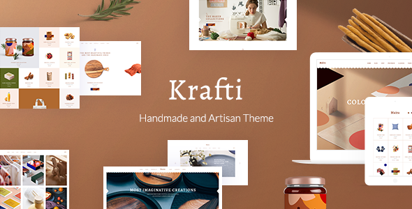 Introducing Krafti - Arts  Crafts WordPress Theme Hey