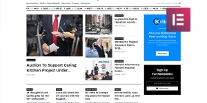 Create a website dedicated corporate news using Kritex Blog theme. You will be able to inform about different aspects of corporate life in a blog format. This theme has a modern design and powerful functionality. There is Jet plugins toolset for Elementor page builder