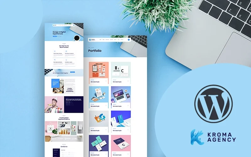 Kroma creative WordPress Theme