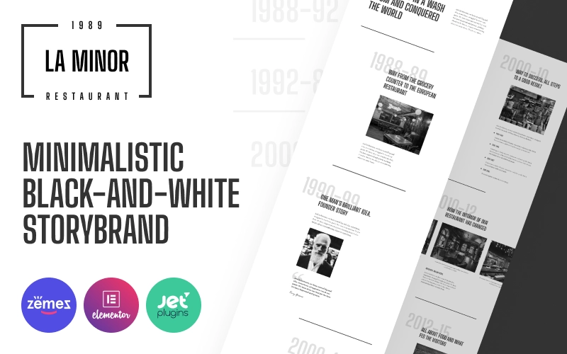 Let the world know about your brand with the new stylish storybrand WordPress theme. Whether your path to success was long and tough or you are moving fast and have almost reached the stars