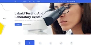 Labaid  Laboratory  Science Research WordPress Theme Labaid  is perfect for Innovation