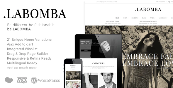 Elevate your website with Labomba Responsive Multipurpose WordPress Theme. Enjoy top features and flexibility with this dynamic theme. Subscribe to Bevaultx!