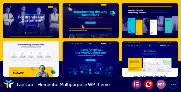 Ladilab: The Ultimate Elementor Multipurpose WordPress Theme Hey WordPress fanatics and devs! If you're looking for versatility and easy customization