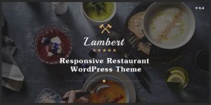 Transform your dining website into a digital masterpiece with the Lambert Restaurant Theme. Subscribe to Bevaultx for unlimited premium WordPress themes.