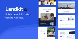 Discover Landkit Multipurpose WordPress Theme—ideal for startups