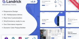 Landrick brings a new look to creating a WordPress website using Elementor. It has included totally new Features and improved Elementor