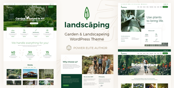 The Ultimate Niche WordPress Theme for the Landscaping and Gardening Industry This lovely niche theme is built and suitable for any business operating in the Landscaping and Gardening industry. Florist