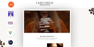 Looking to create an amazing online presence for your coffee shop or café? The Larcorso Coffee Shop WooCommerce Theme is your perfect choice. This WooCommerce theme is tailored specifically for coffee shops