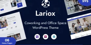 Lariox - Coworking Space WordPress Theme is so responsive and powerful solution for Co-Working