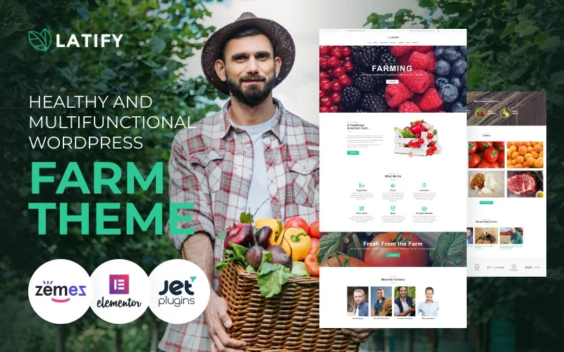 Check out the new high-productive and beautiful WordPress farm theme