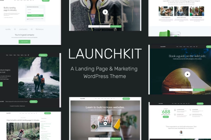 Launchkit is a complete landing page solution with unlimited potential and marketing appeal. Launch your next product or service the right way with our clear