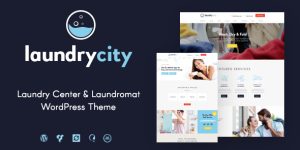 Get the Laundry City theme to make your site shine. Available on ThemeForest