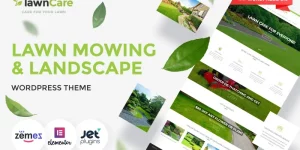 Lawn Care - Lawn Mowing  Landscape WordPress Theme