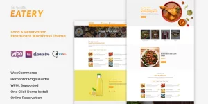 Le Resto is a WordPress theme by which you can show off any aspect of your restaurant business. This theme is perfect for Food Blog