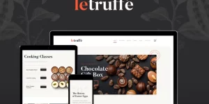 Le Truffe is a modern fresh and functional WordPress theme designed for contemporary chocolate company