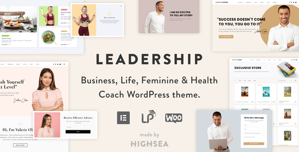 Discover the Leadership Coach WordPress Theme at Bevaultx. Premium features