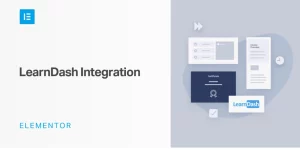 The Elementor integration allows you to easily create dynamic LearnDash content in Elementor