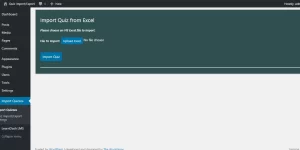 The LearnDash Quiz Import/Export Add-on makes creating and managing quizzes for your online course a breeze! You can instantly export quiz questions into a .xls or .xlsx file and import them from a simple spreadsheet template. Prerequisites: Wordpress LearnDash (version 2.6.1 or greater) Features: Import quizzes from excel file Export…