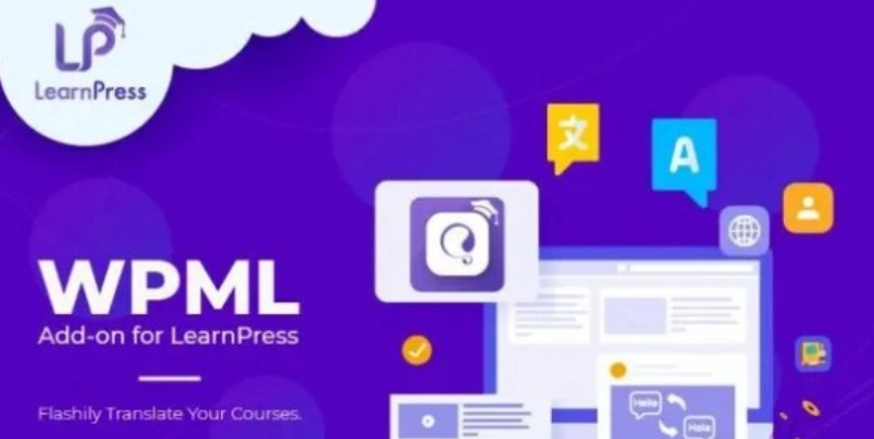 Support multi languages with WPML for Learnpress LMS system.