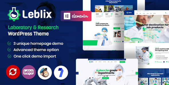 Leblix Laboratory  Research WordPress Theme: Your Perfect Solution Hey there