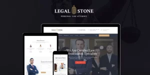 Legal Stone is a responsive fresh  clean Lawyer WordPress Theme for legal adviser