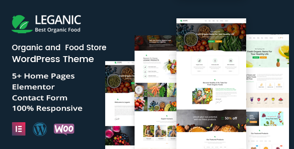 Boost your online presence with the Leganic Organic and Food Store Wordpress Theme. Easy customization  SEO optimized. Get it for free at Bevaultx!