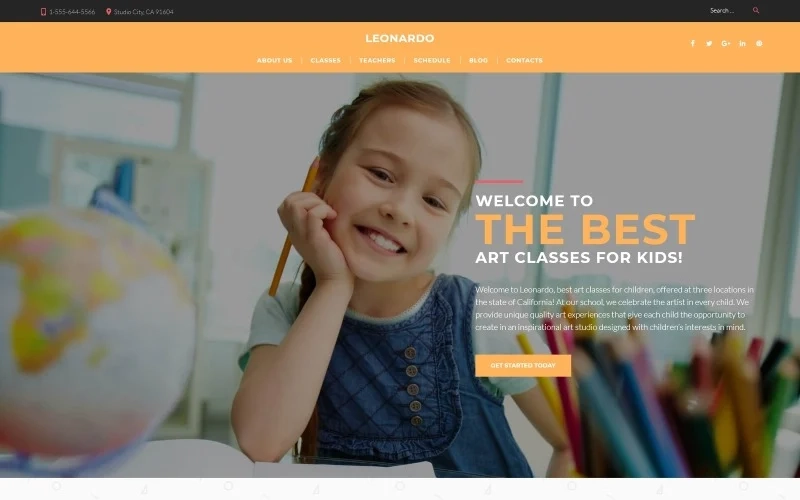 Leonardo is a flexible WordPress theme packed with unique niche-specific functionality. Created specifically for educational websites