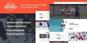 Discover Let's Play - a versatile Hockey School  Sports WordPress Theme ideal for hockey teams