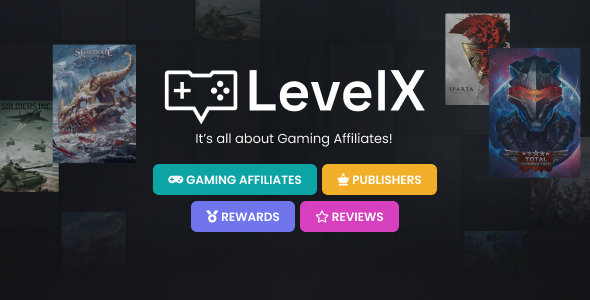 LevelX is an innovative and dynamic WordPress theme specifically designed for gaming affiliates. With its sleek and modern design