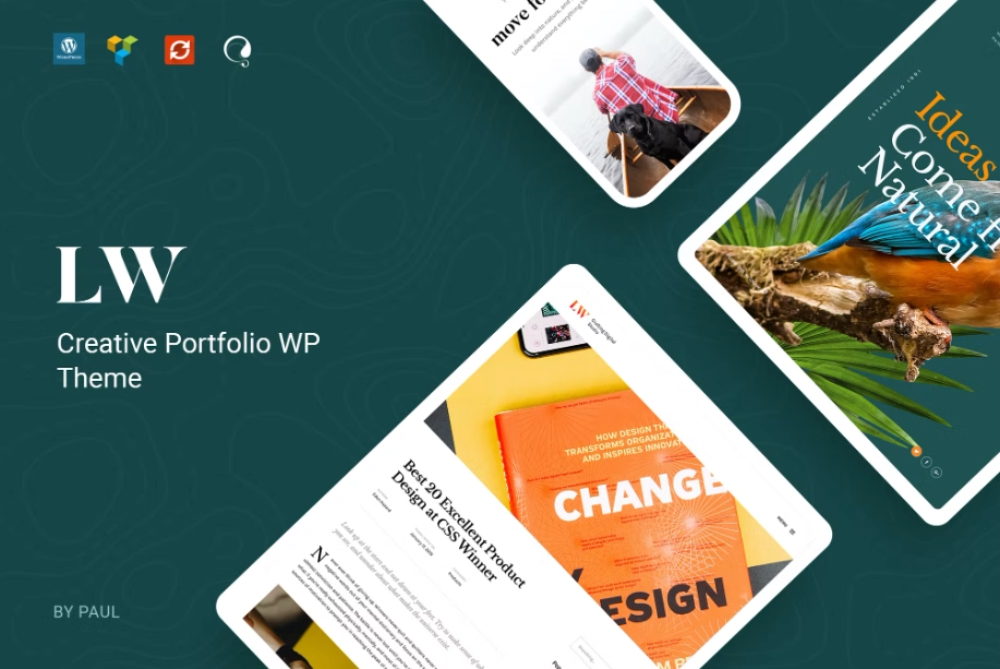 Lewis is a creative  modern WordPress theme for portfolio site. Approach with new trending design