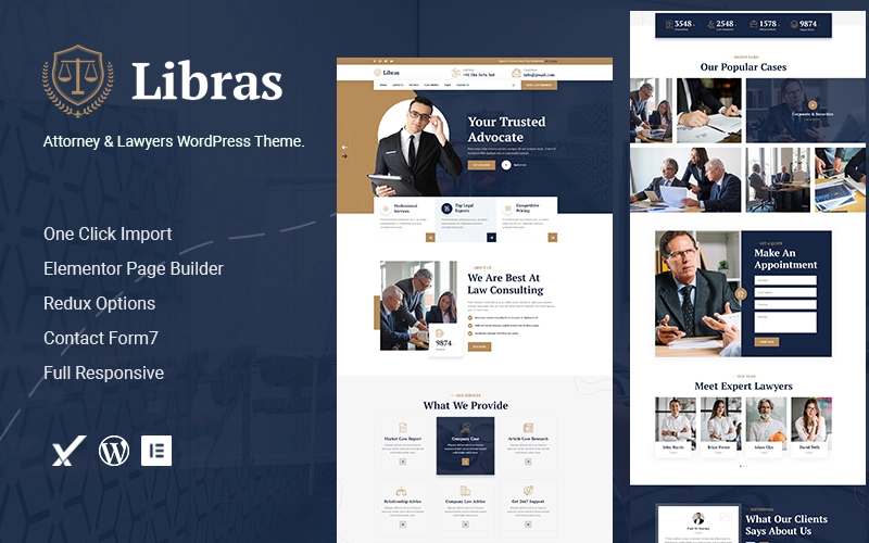 Up-to-date WordPress CMS subjects that have been skillfully evolved may promptly help regulation organizations and legitimate professionals in supporting their business. Your lawful necessities will be all met by the libras WordPress subject. The subject's different customization choices simplify it than at any other time to tailor it to stress…