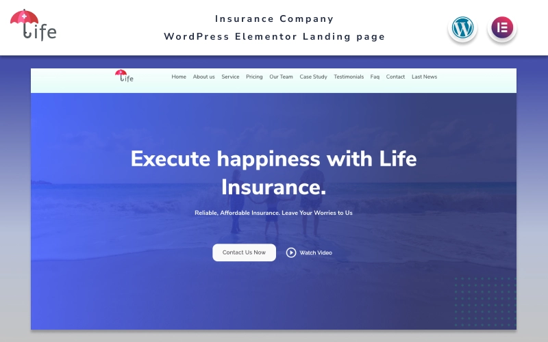 Life is the perfect solution for any insurance company. It’s well-organized and very easy to edit and modify